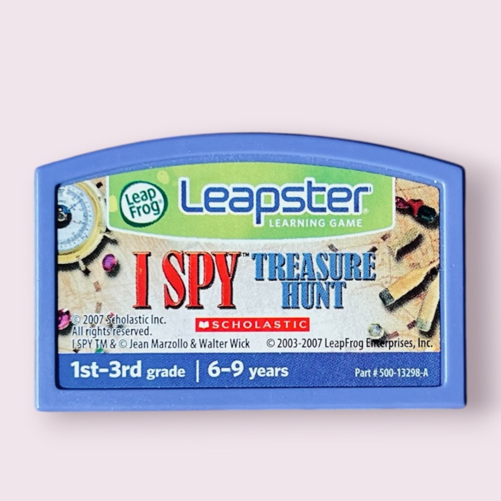 LeapFrog Leapster I Spy Treasure Hunt Learning Game Logic and Reading Ages 6-9